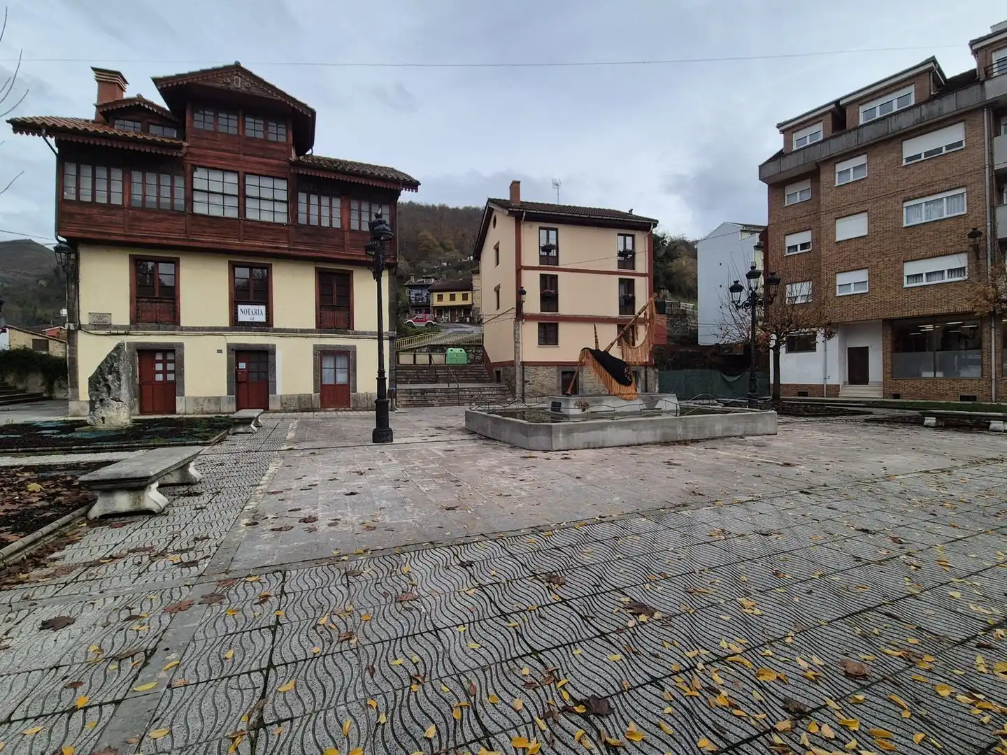 Exterior view of Flat for sale in Aller  with Terrace, Storage room and Swimming Pool