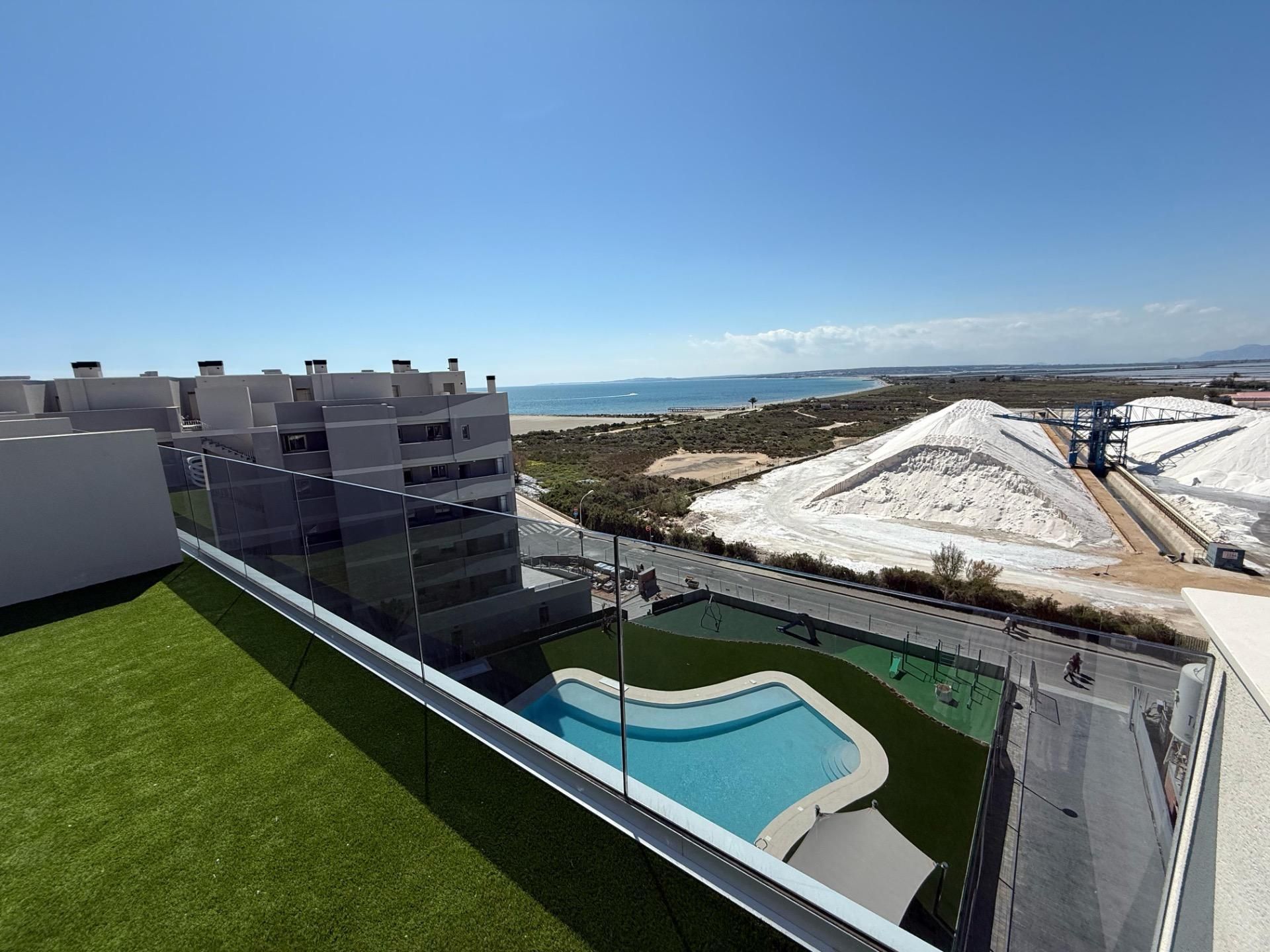 Swimming pool of Attic for sale in Santa Pola  with Heating, Terrace and Storage room