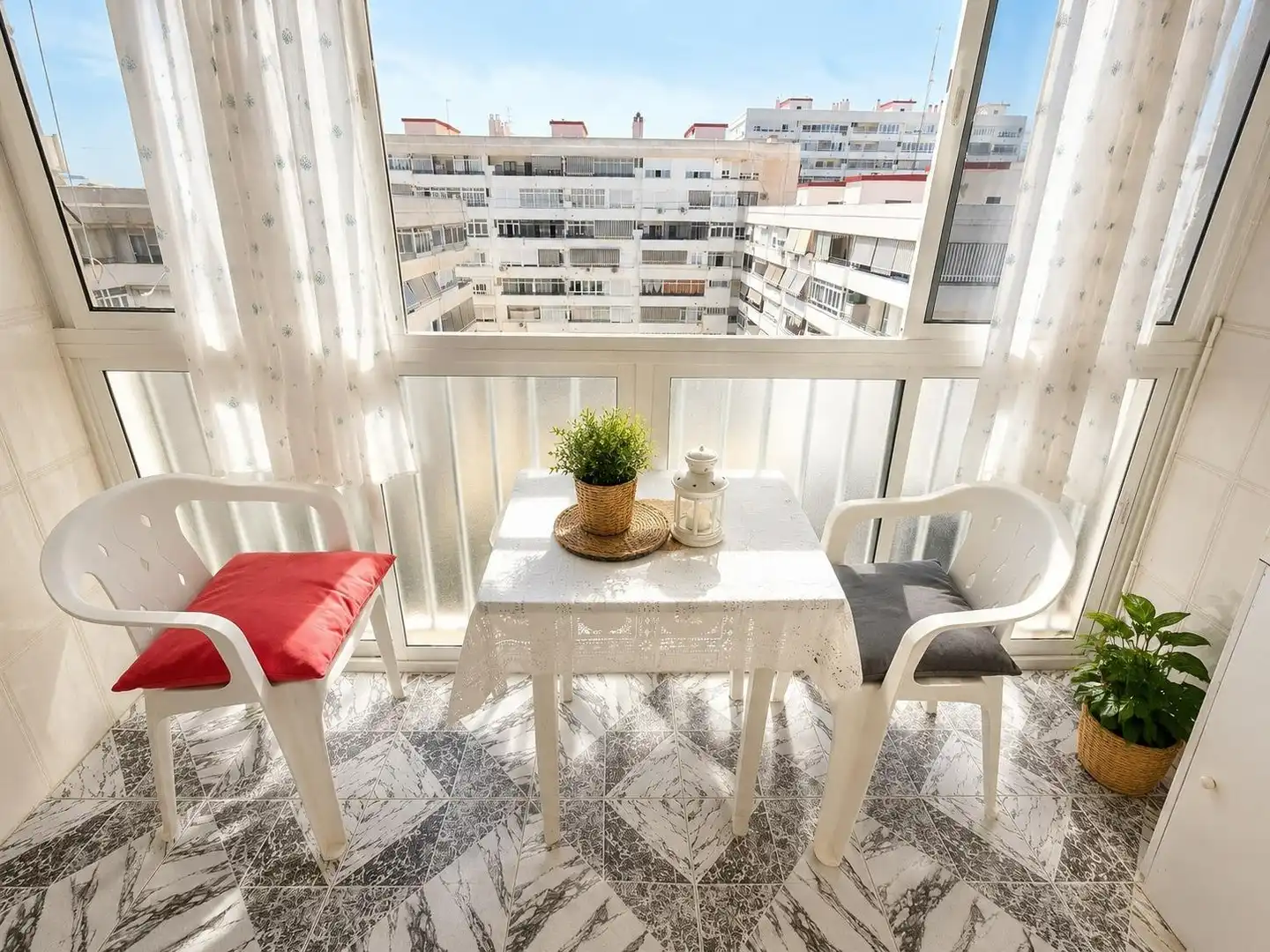 Balcony of Flat for rent in Málaga  with Terrace and Furnished