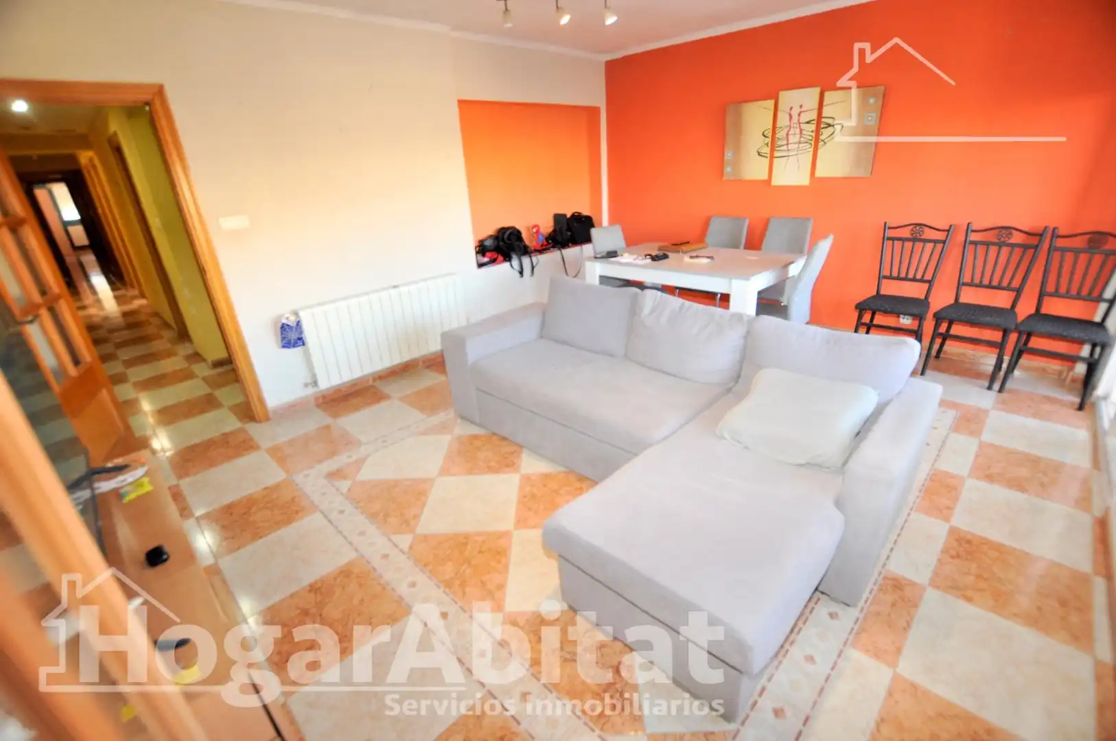 Sala d'estar de Pis en venda en Valencia amb Calefacció, Moblat i Balcó