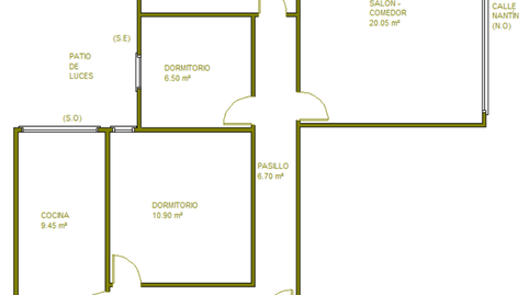 Photo 2 of Flat to rent in Calle Nantín, Monte Alto - Zalaeta - Atocha, A Coruña