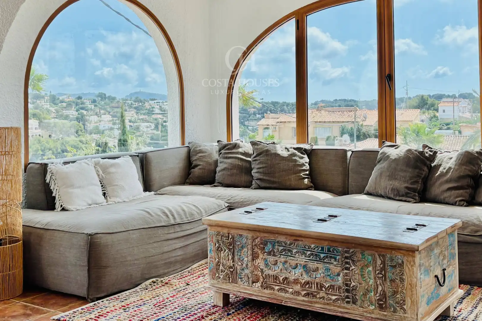 Sala de estar de Casa o chalet en venta en Benissa con Aire acondicionado, Calefacción y Jardín privado
