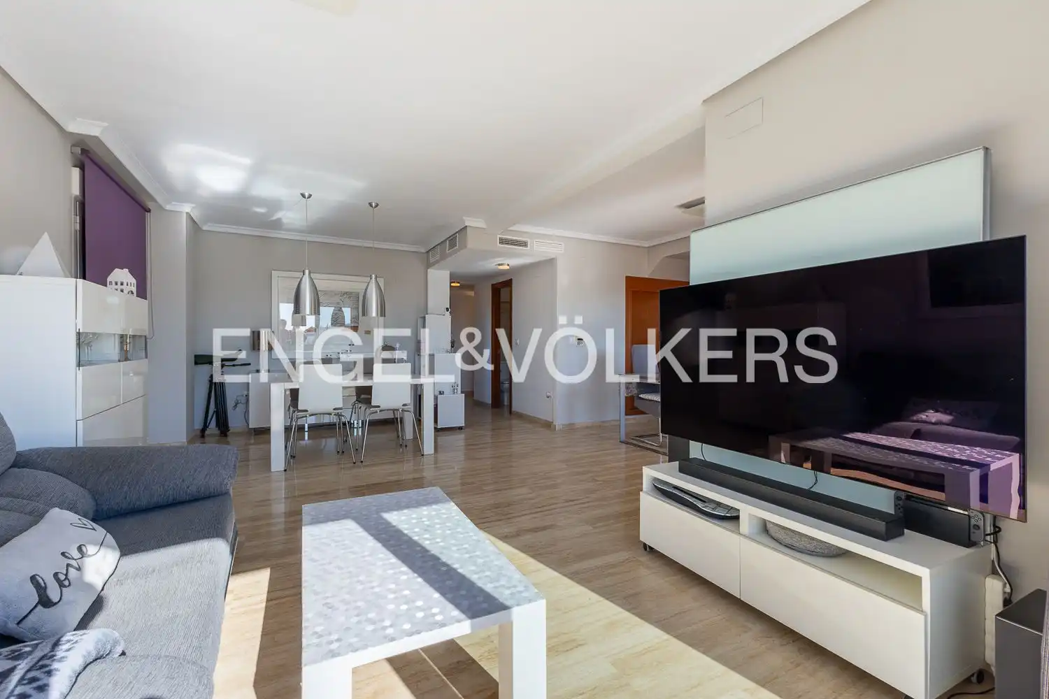 Sala d'estar de Àtic en venda en Jávea / Xàbia amb Aire condicionat, Calefacció i Terrassa