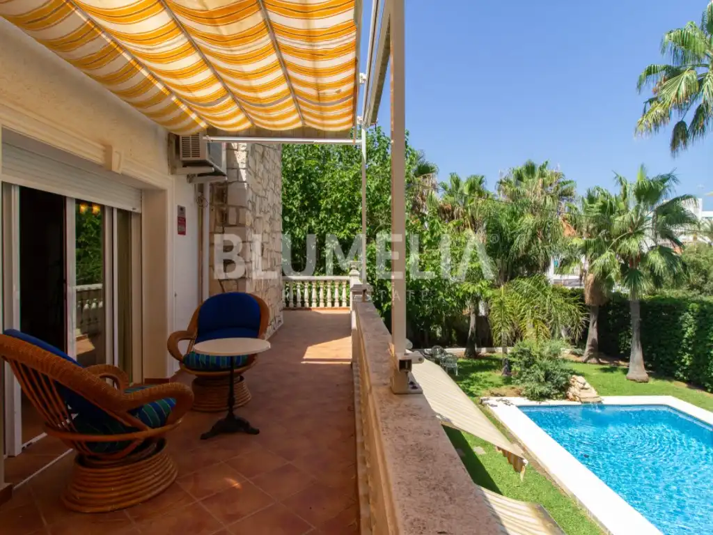 Terrassa de Casa o xalet en venda en Dénia amb Aire condicionat, Jardí privat i Terrassa