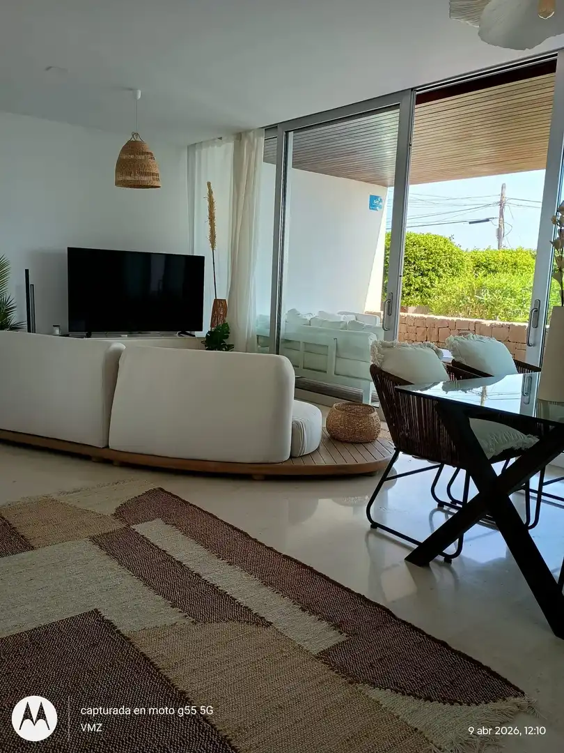 Wohnzimmer von Dachboden zur Miete in Jávea / Xàbia mit Klimaanlage, Heizung und Terrasse