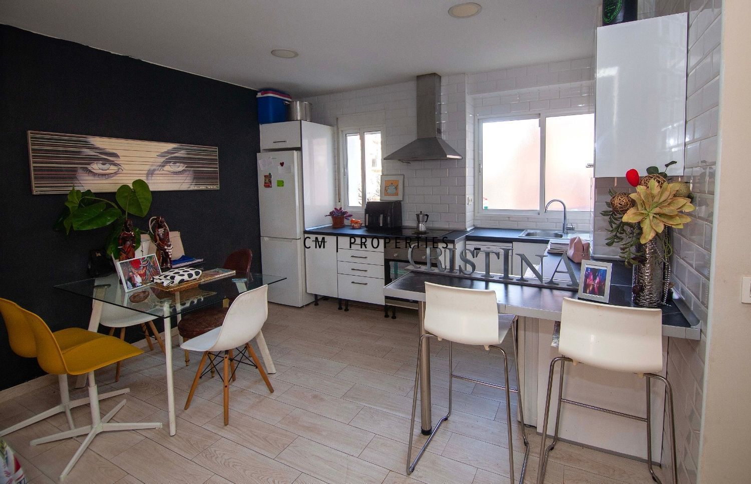 Kitchen of Flat for sale in  Valencia Capital  with Air Conditioner, Heating and Terrace