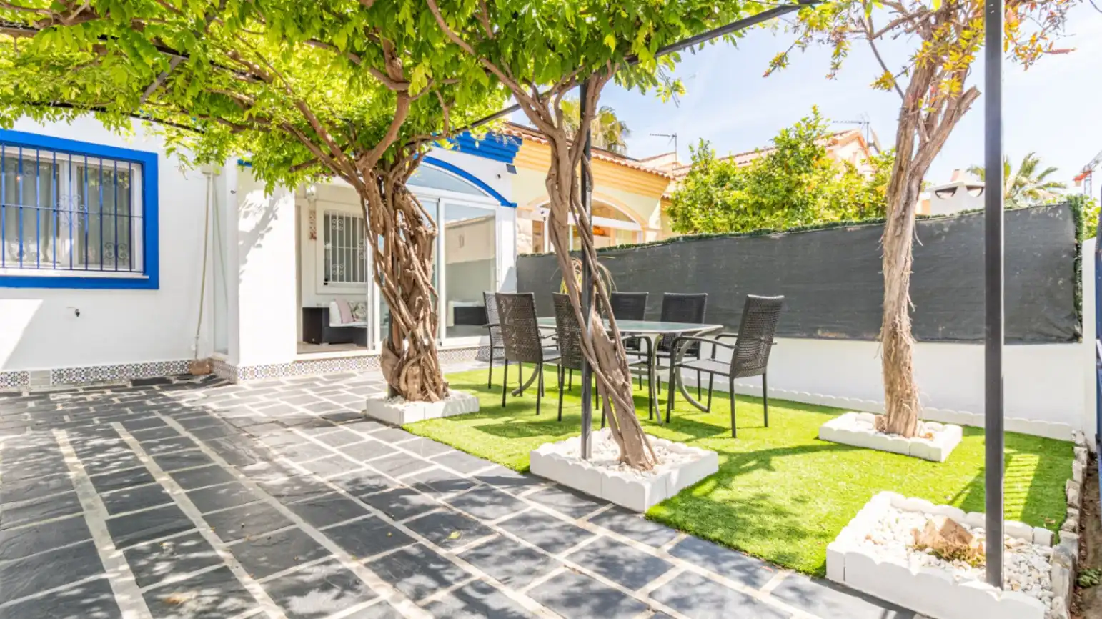 Terrassa de Casa o xalet en venda en El Verger amb Aire condicionat, Calefacció i Jardí privat