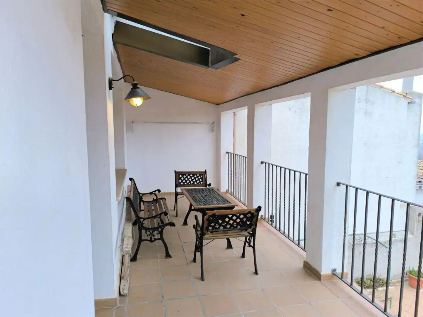 Terrassa de Pis de lloguer en Verdú amb Moblat i Balcó