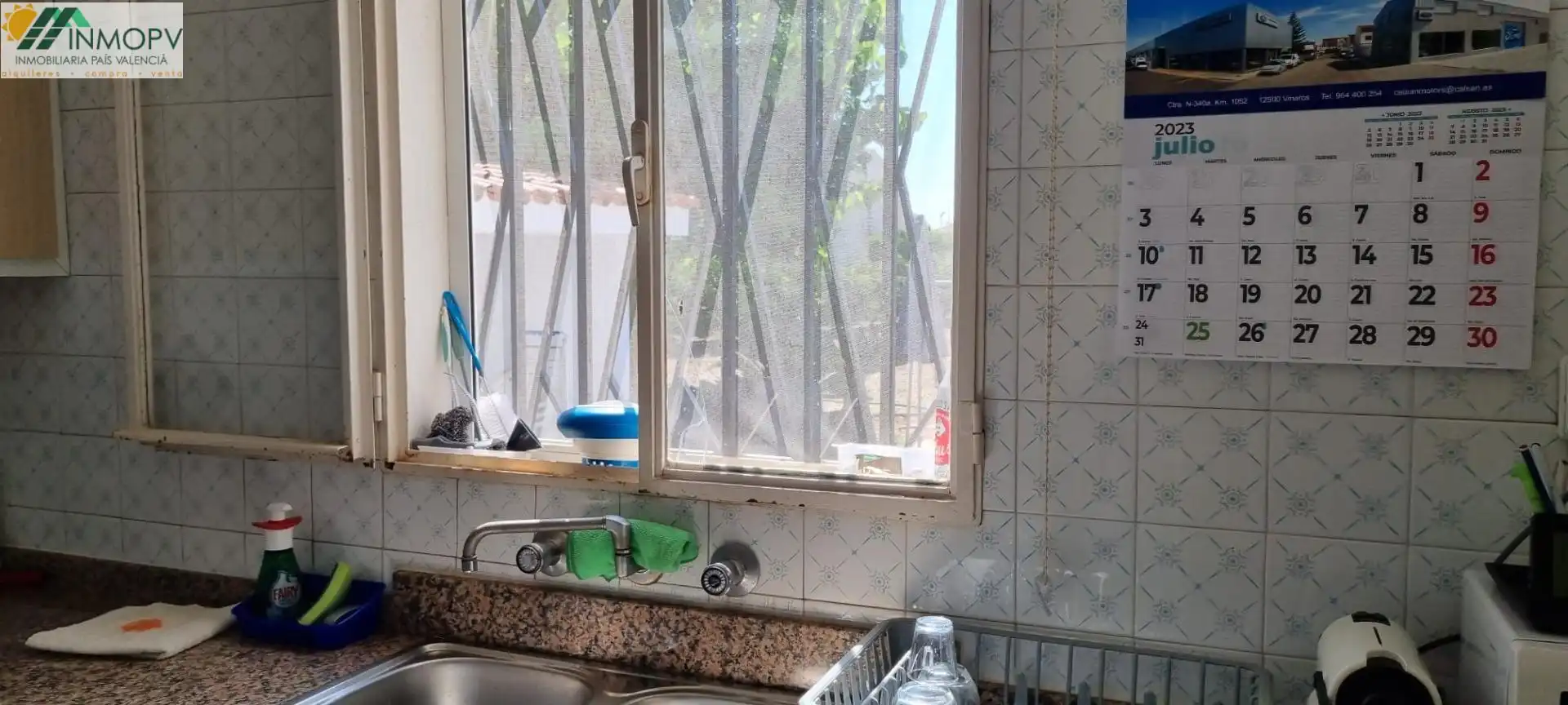 Cuina de Finca rústica en venda en Vinaròs amb Calefacció, Jardí privat i Terrassa