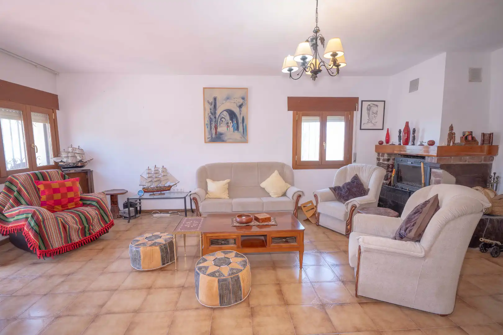 Sala de estar de Casa o chalet en venta en Válor con Calefacción, Jardín privado y Terraza