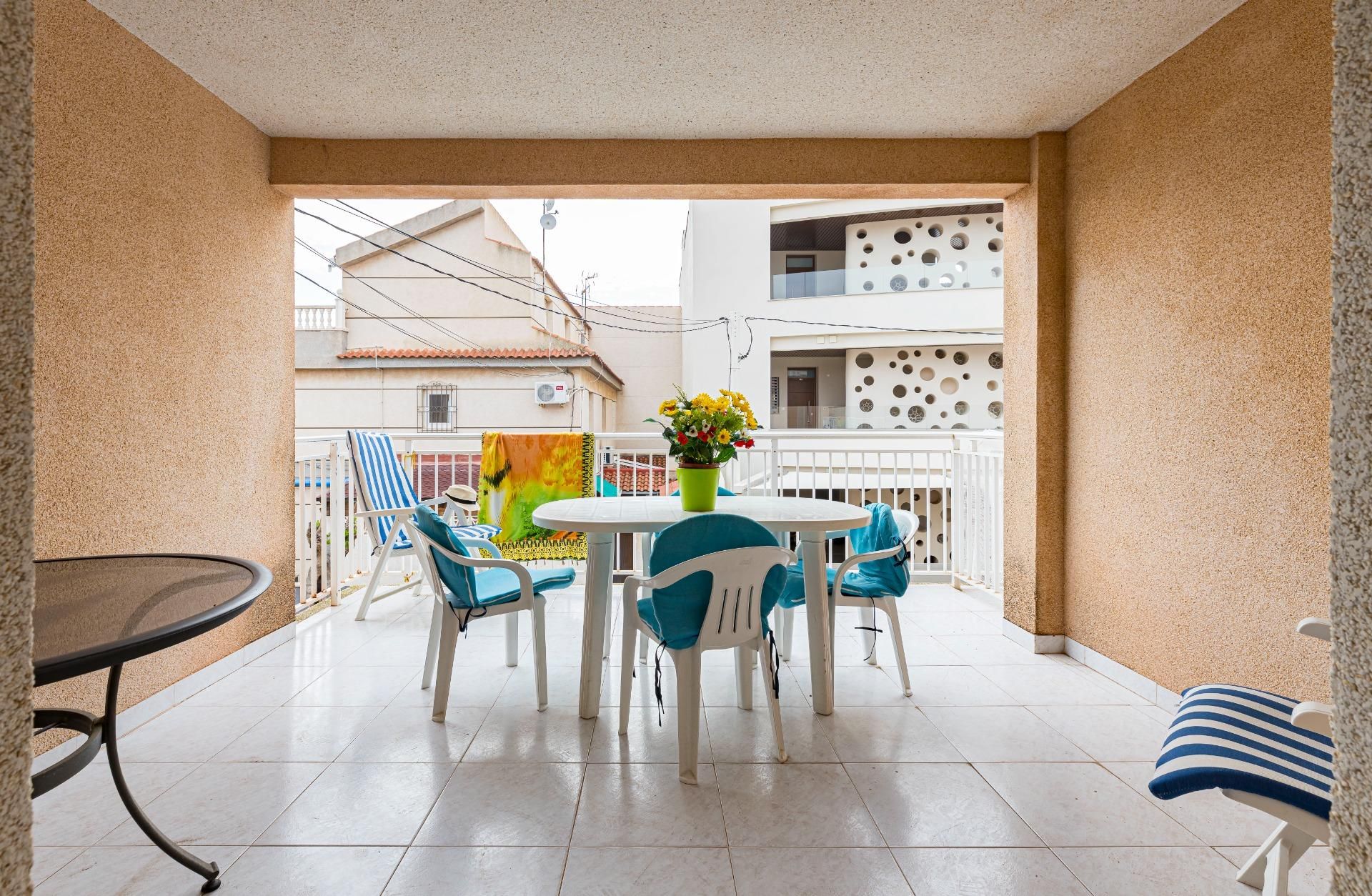Terrace of Flat for sale in Pilar de la Horadada  with Air Conditioner, Heating and Terrace