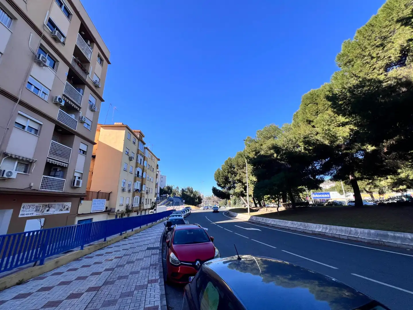 Vista exterior de Estudi en venda en Málaga amb Calefacció, Terrassa i Traster