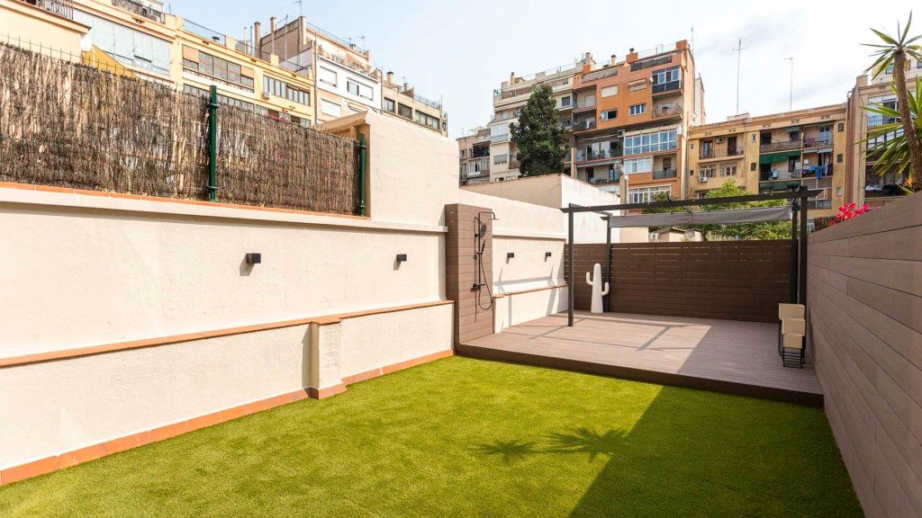 Terrace of Apartment for sale in  Barcelona Capital  with Air Conditioner, Heating and Parquet flooring
