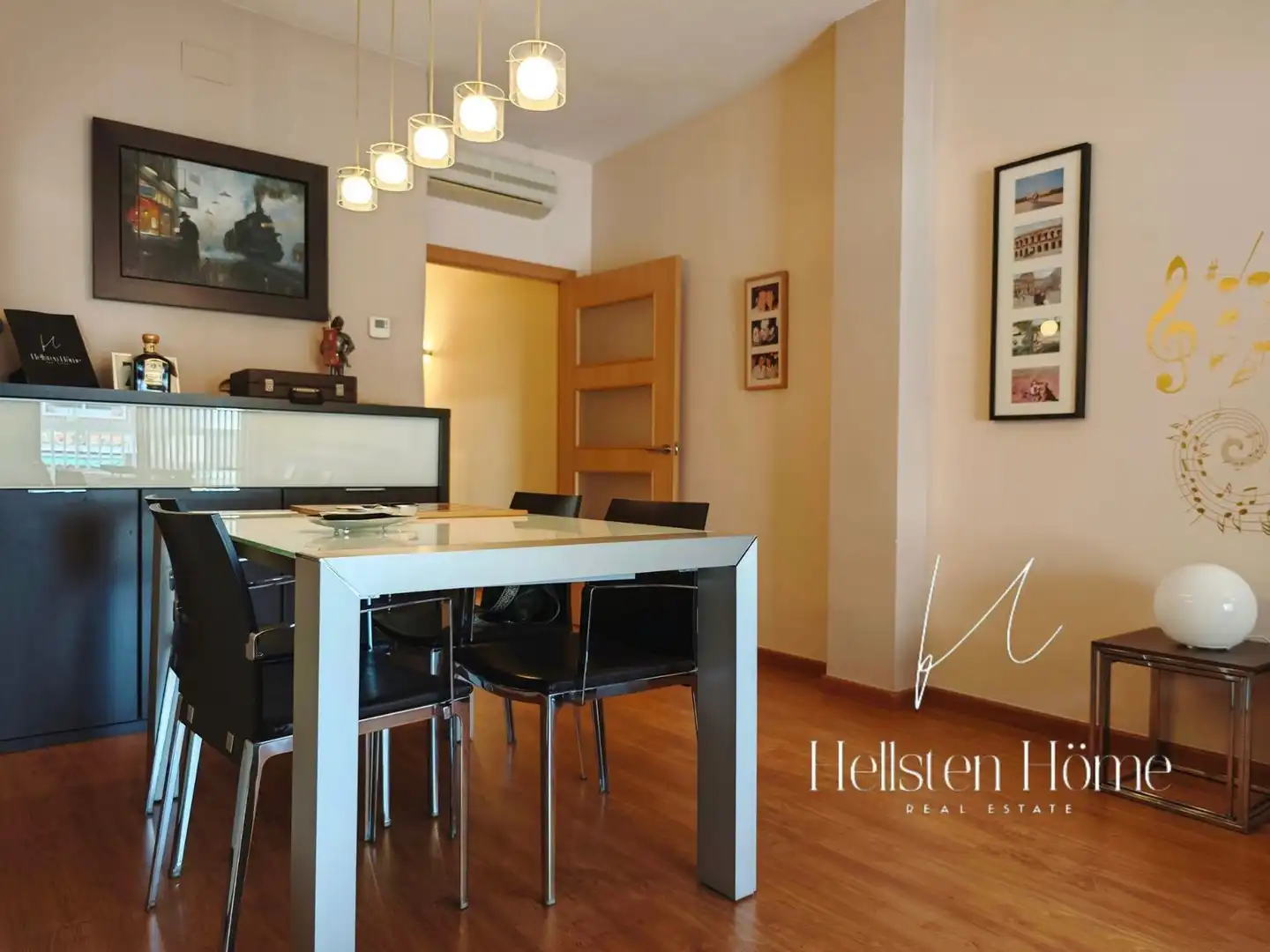 Comedor de Piso de alquiler en Barcelona con Aire acondicionado y Terraza