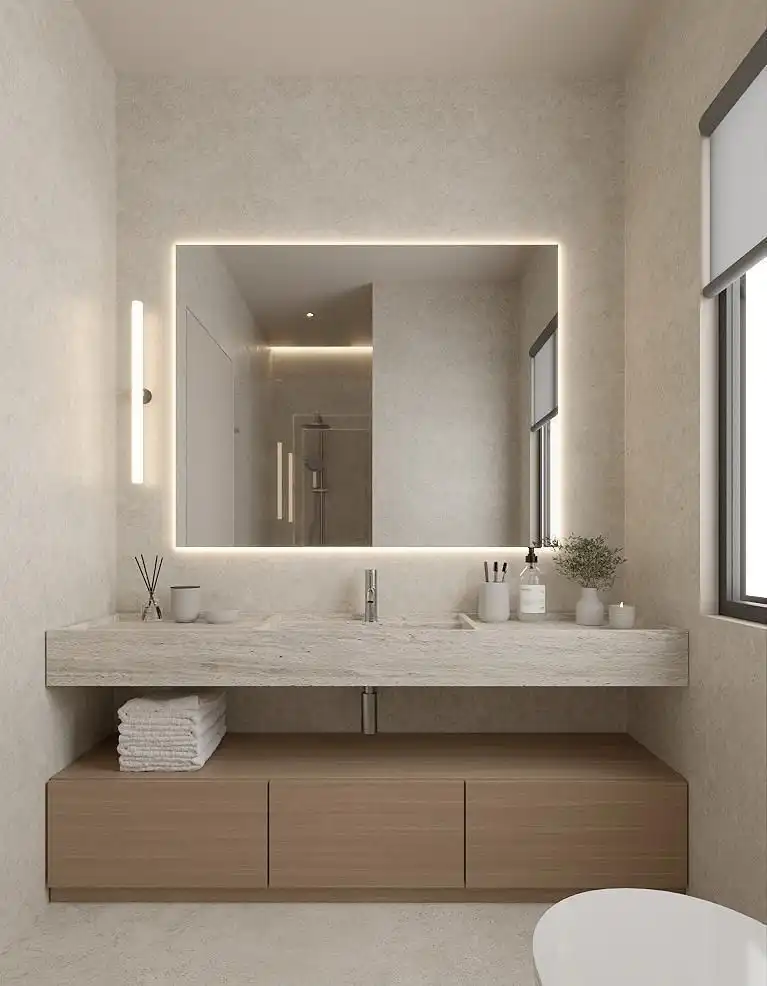 Badezimmer von Wohnung zum Verkauf in Sant Feliu de Guíxols mit Klimaanlage, Heizung und Terrasse