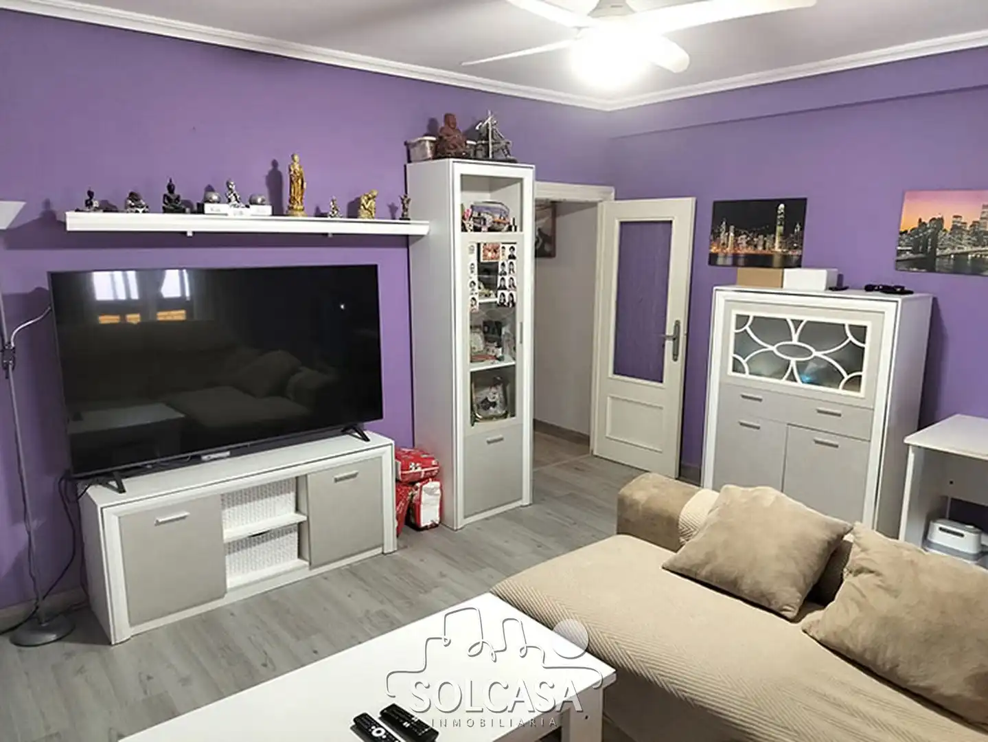 Sala de estar de Piso en venta en Valladolid con Calefacción, Horno y Lavadora