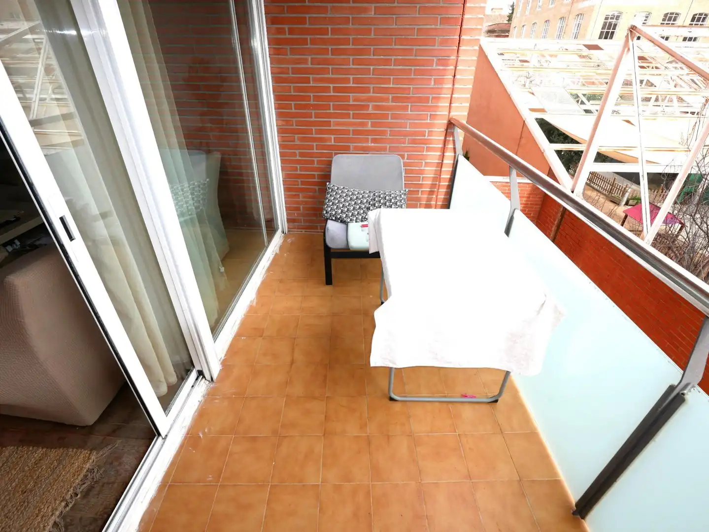 Terrasse von Wohnung zum Verkauf in Barcelona mit Parkett