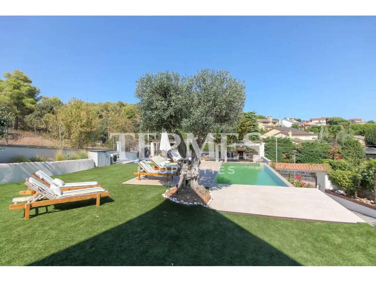 Exterior view of Houses for rent in Gavà  with Air Conditioner, Heating and Private garden