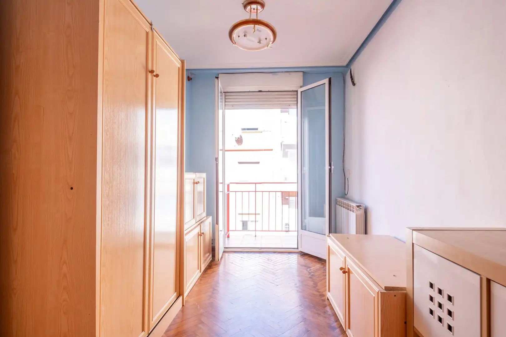 Bedroom of Flat for sale in  Zaragoza Capital  with Air Conditioner and Parquet flooring