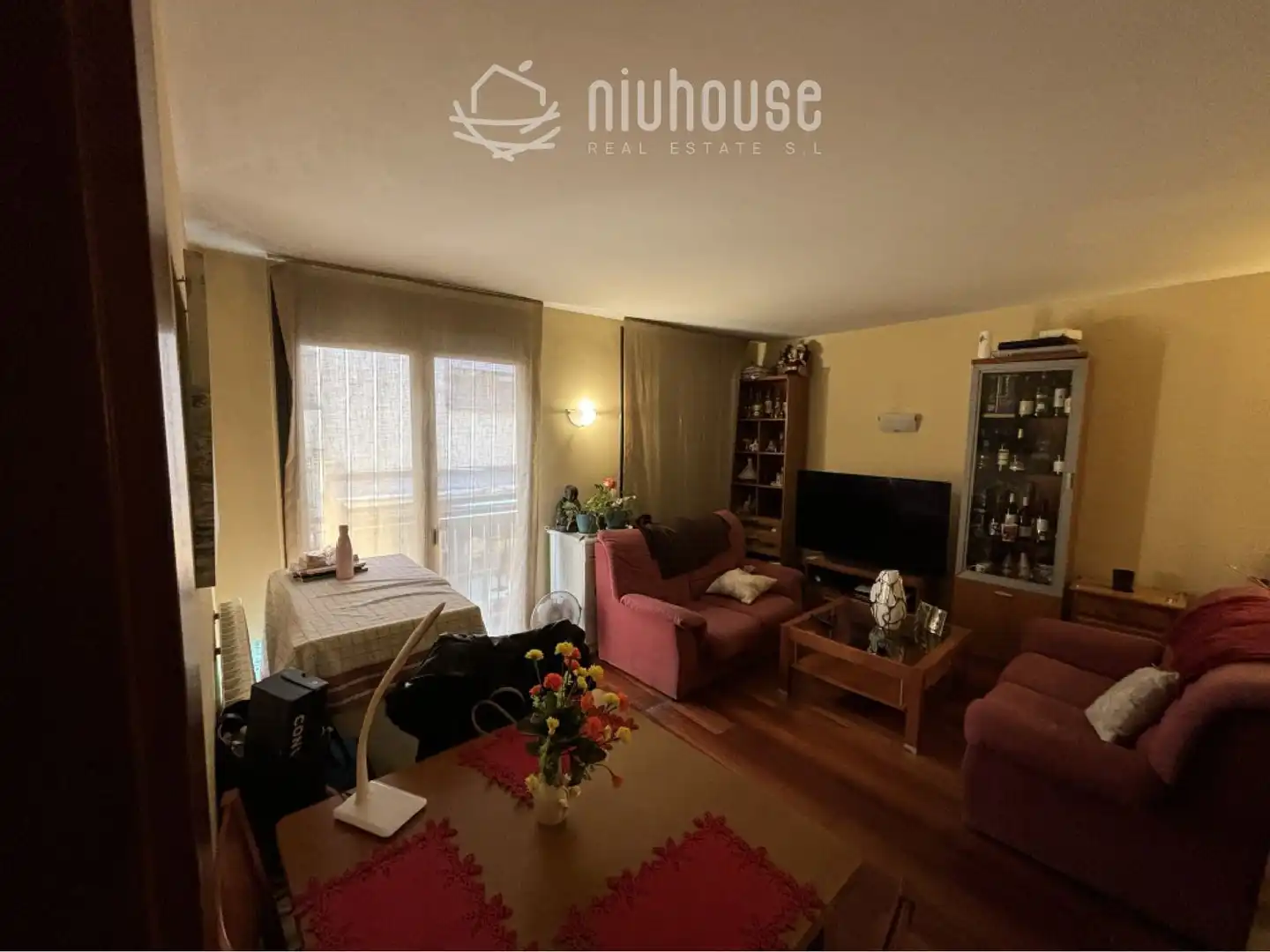 Living room of Flat for sale in Puigcerdà  with Private garden, Storage room and Community pool