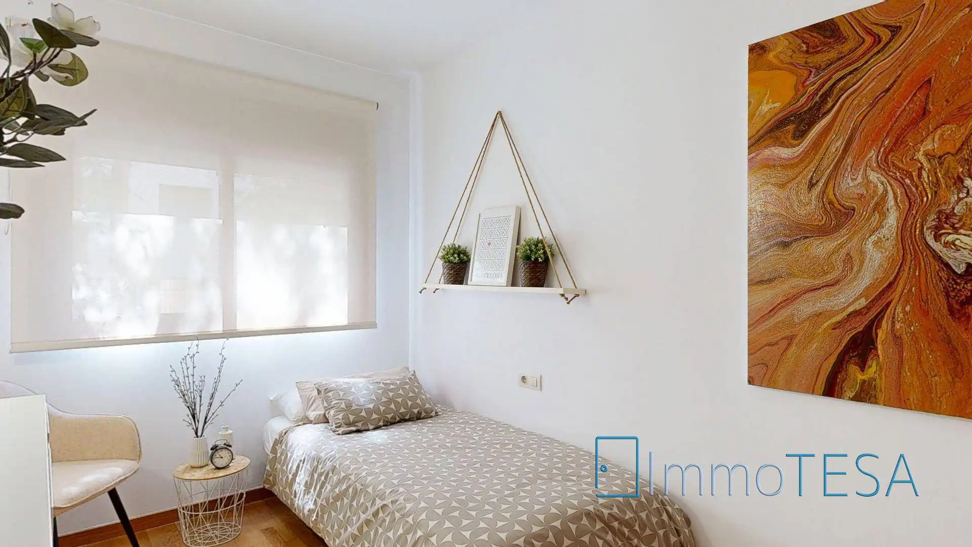 Schlafzimmer von Wohnung zum Verkauf in Barberà del Vallès mit Klimaanlage, Heizung und Parkett