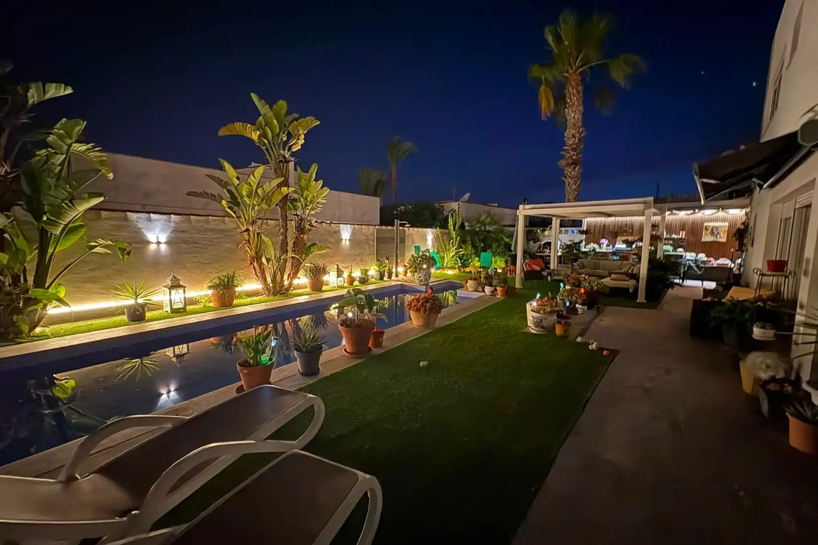 Terrassa de Casa o xalet en venda en Torrevieja amb Aire condicionat, Calefacció i Jardí privat