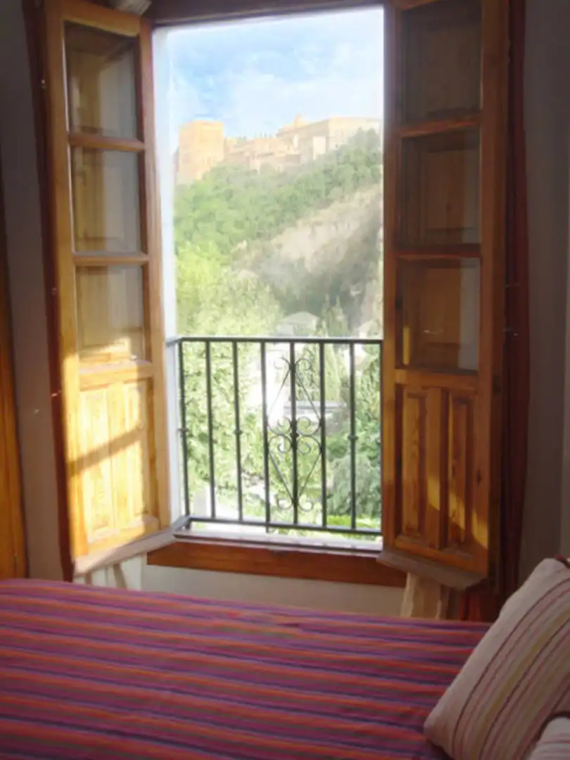 Balcony of Attic for rent in Granada  with Heating and Furnished