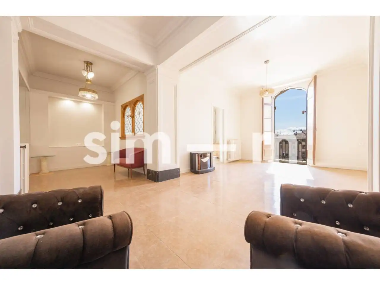 Sala de estar de Piso en venta en Vic con Calefacción y Balcón
