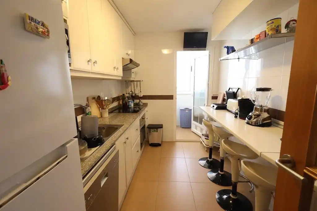 Cuina de Àtic en venda en Pilar de la Horadada amb Aire condicionat, Terrassa i Moblat