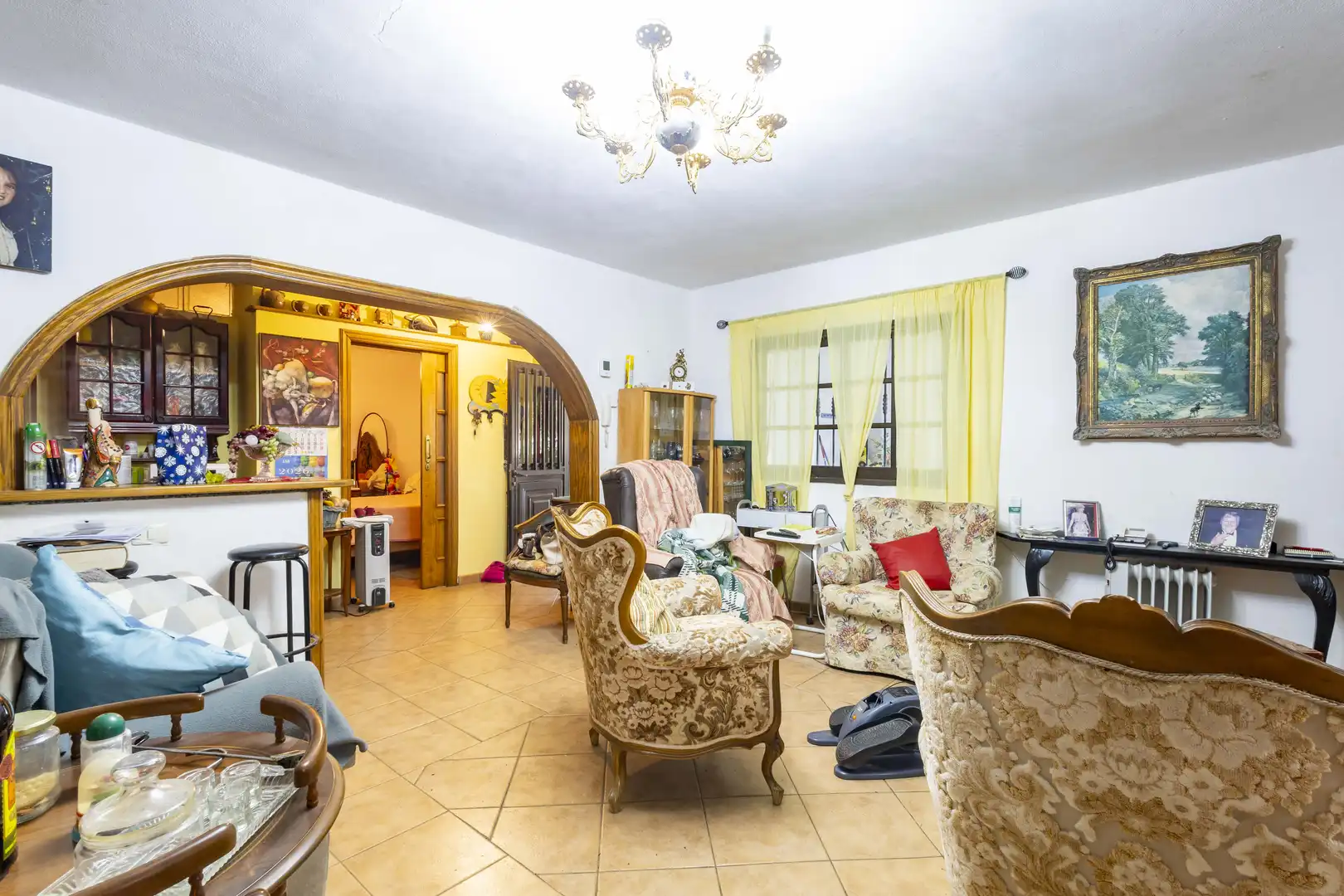 Sala de estar de Finca rústica en venta en San Cristóbal de la Laguna con Calefacción, Jardín privado y Terraza
