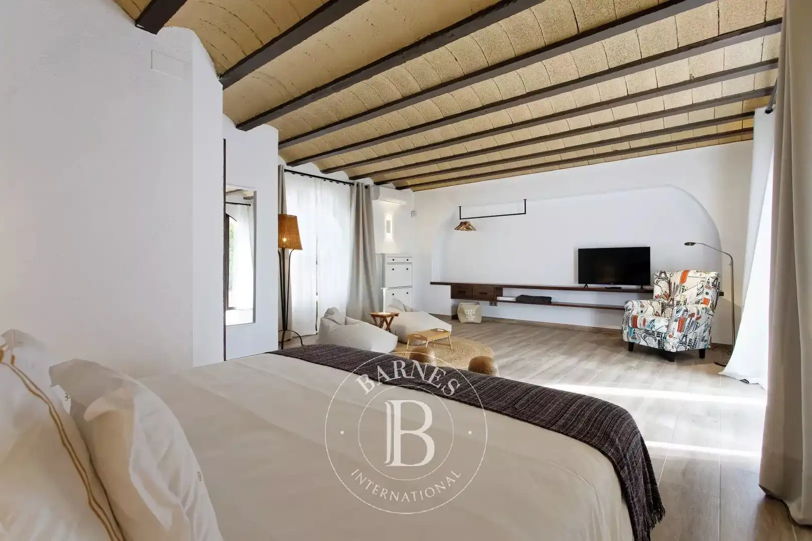 Bedroom of Houses for sale in Vilobí del Penedès  with Air Conditioner, Heating and Swimming Pool