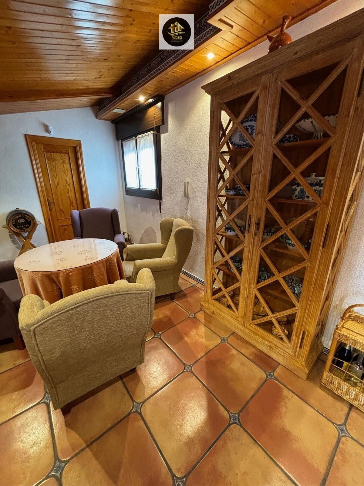 Menjador de Dúplex en venda en  Jaén Capital amb Aire condicionat, Terrassa i Moblat