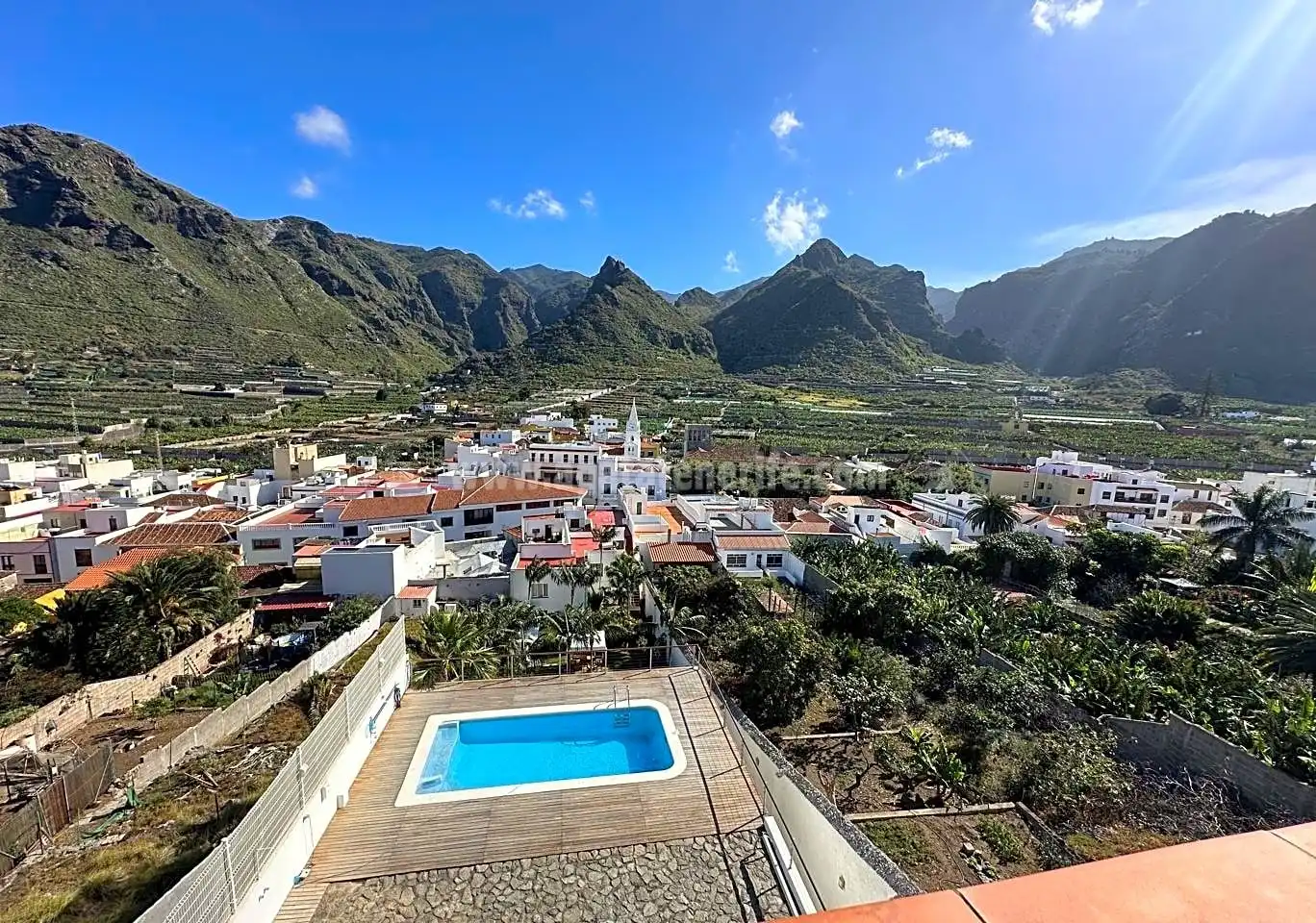 Vista exterior de Casa o chalet en venta en Los Silos con Aire acondicionado, Jardín privado y Terraza