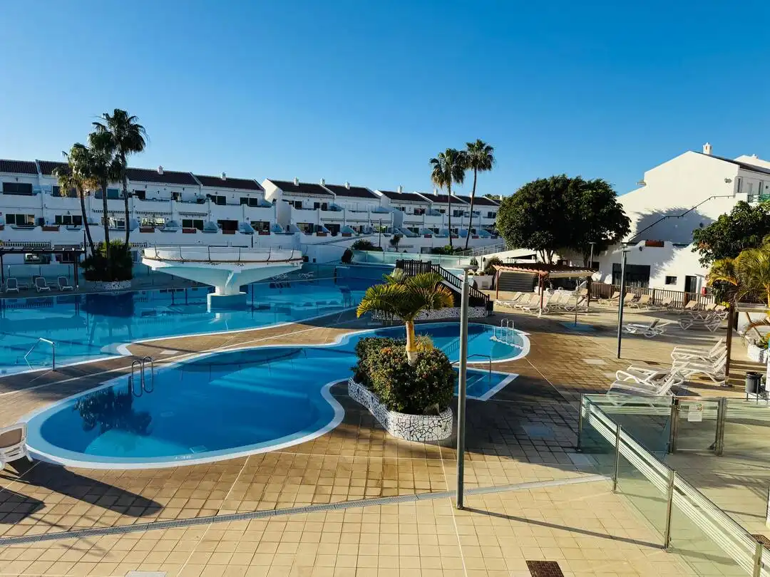 Swimming pool of Apartments for rent in Arona