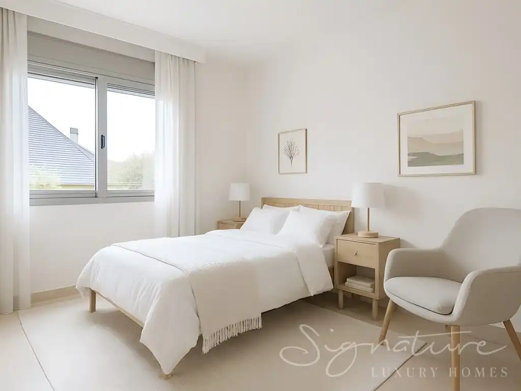 Bedroom of Attic for sale in Sant Cugat del Vallès  with Air Conditioner, Terrace and Swimming Pool