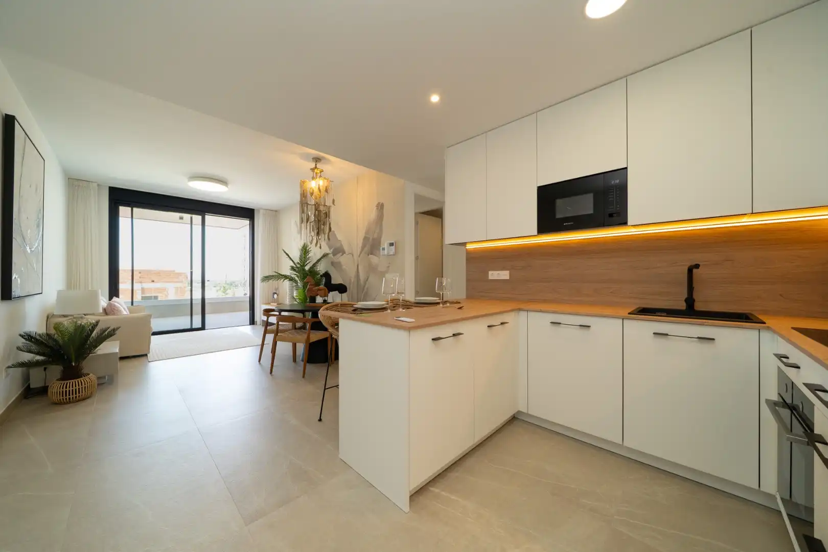 Kitchen of Apartments for sale in Benimar