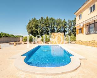 Swimming pool of House or chalet for sale in Polinyà de Xúquer  with Air Conditioner, Heating and Private garden