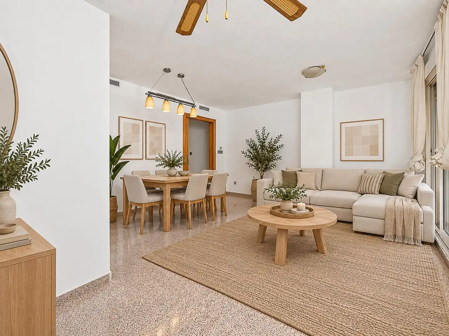 Sala d'estar de Àtic en venda en Pla - Carolinas