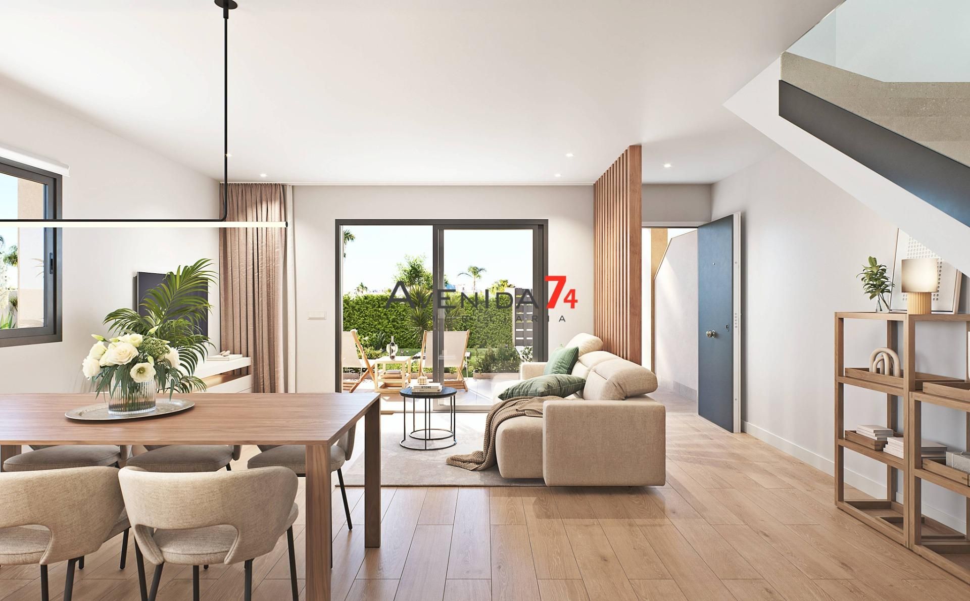 Living room of House or chalet for sale in Lorca  with Air Conditioner, Heating and Private garden