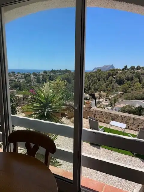 Vista exterior de Piso en venta en Benissa con Aire acondicionado, Jardín privado y Terraza