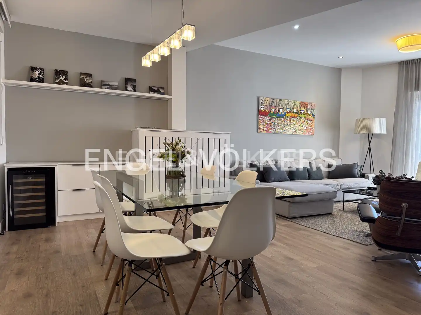 Comedor de Piso de alquiler en Madrid con Aire acondicionado, Calefacción y Amueblado