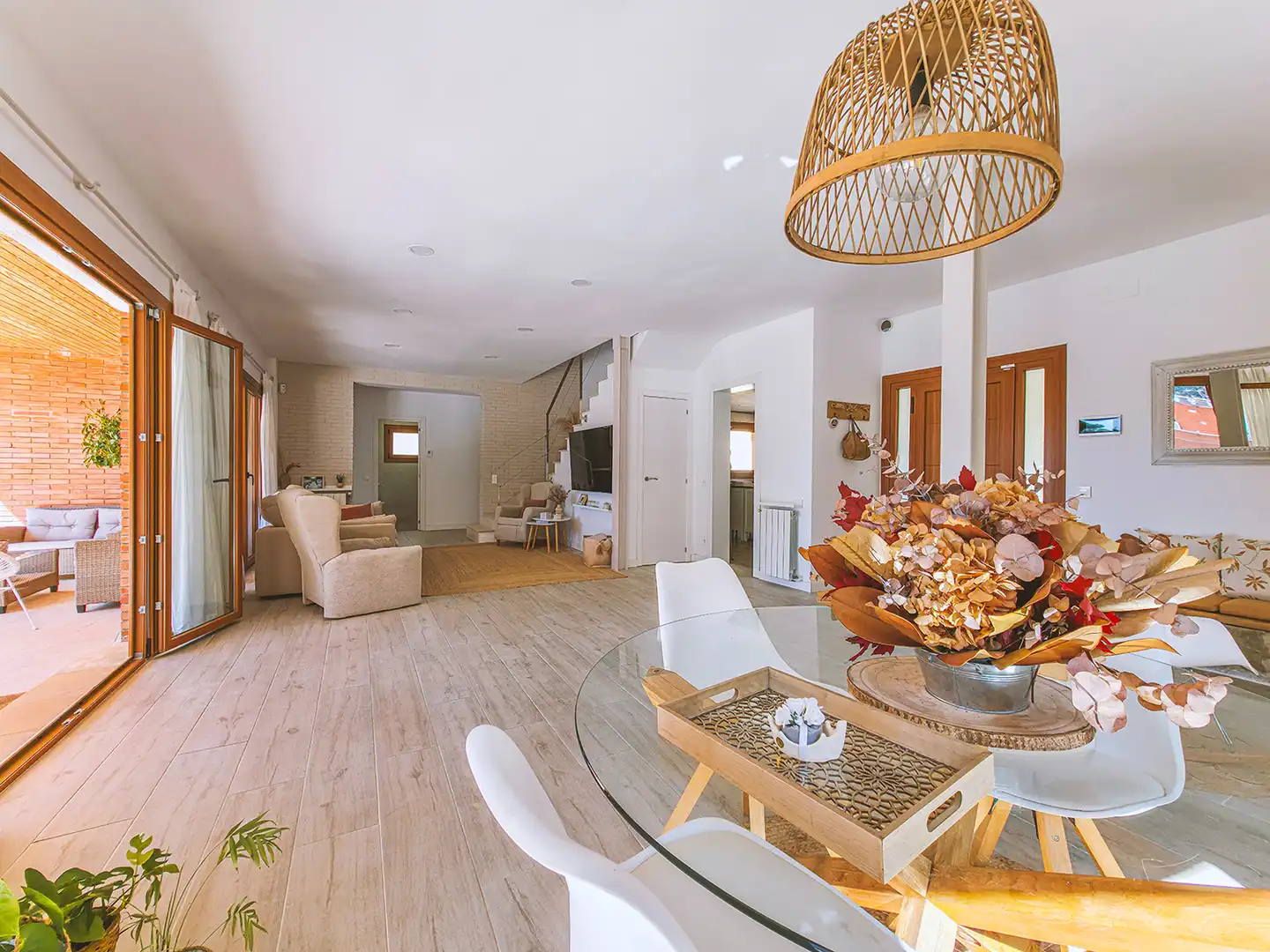 Living room of Houses for sale in Sant Pol de Mar  with Air Conditioner, Heating and Private garden