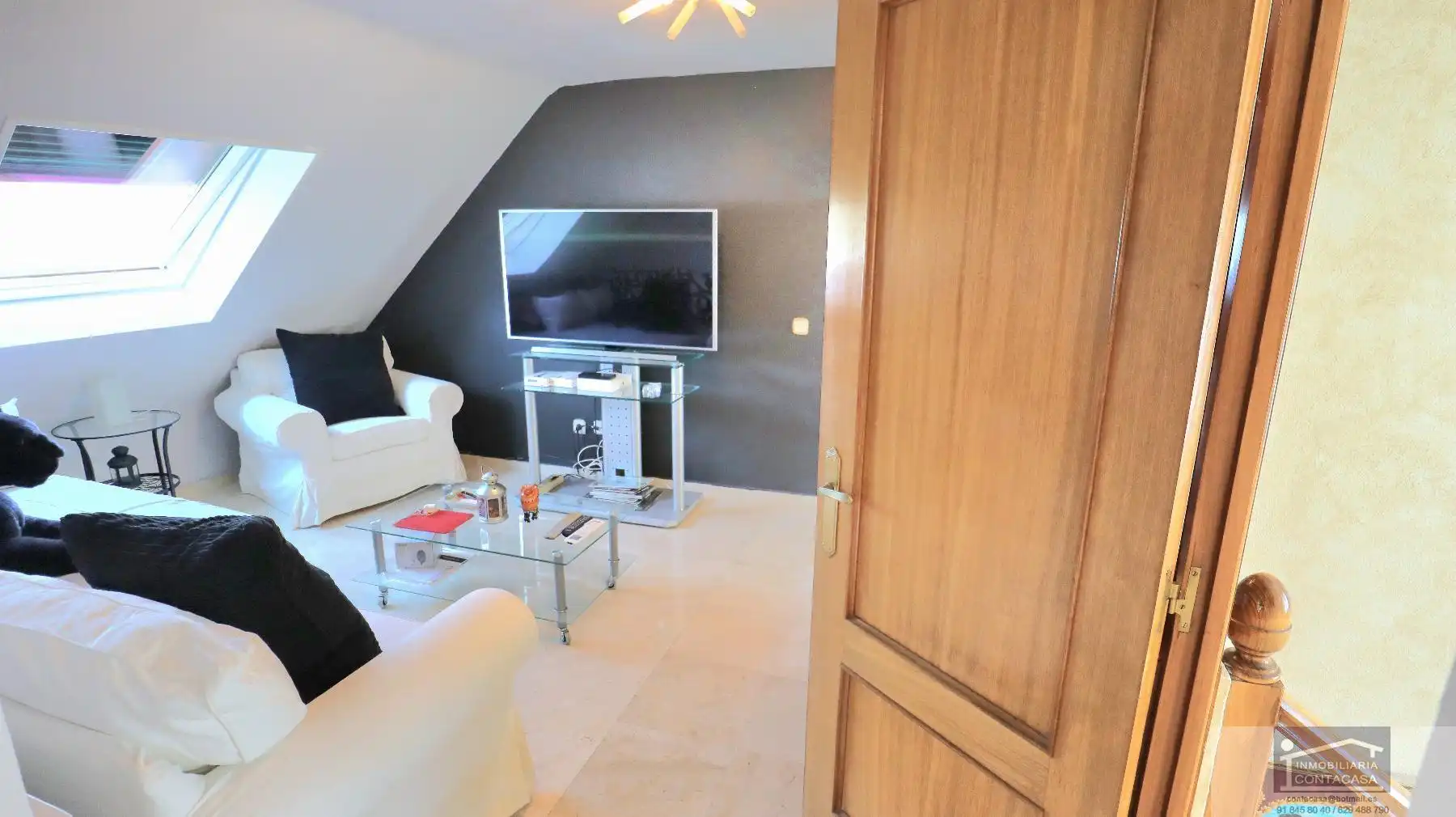 Sala de estar de Casa o chalet en venta en El Boalo - Cerceda – Mataelpino con Aire acondicionado, Calefacción y Terraza