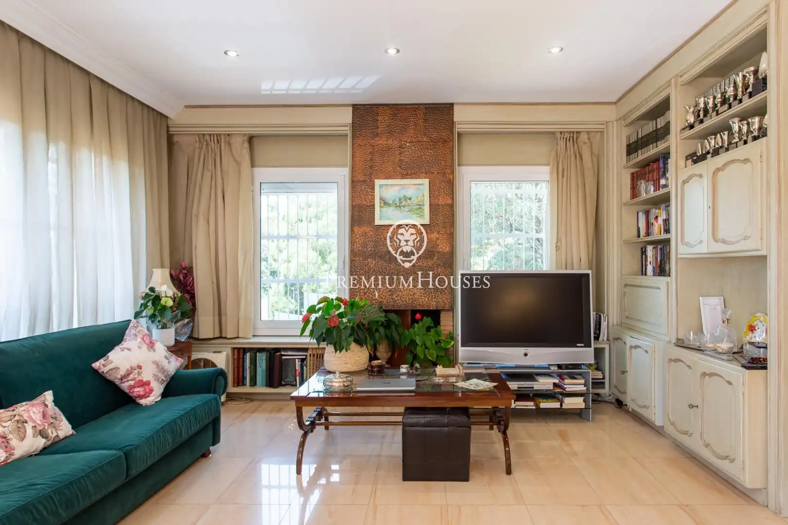 Sala de estar de Casa o chalet en venta en Vallromanes con Calefacción, Jardín privado y Terraza