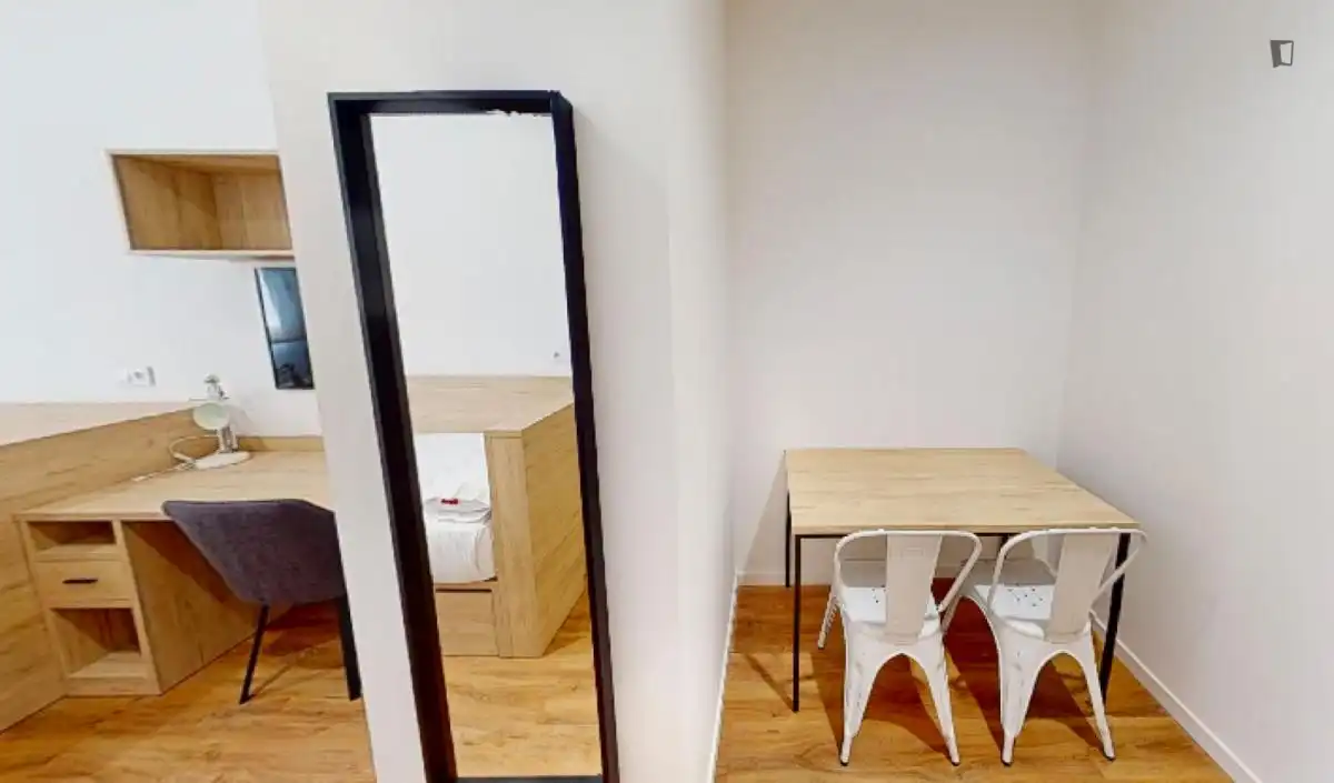 Schlafzimmer von Wohnung zur untervermieten in Bilbao  mit Klimaanlage, Möbliert und Internet