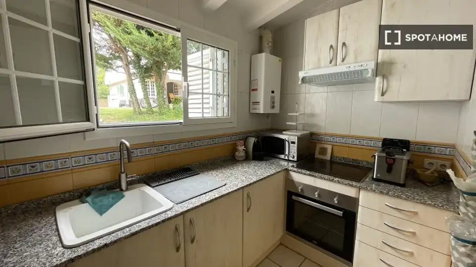 Cocina de Apartamento para compartir en Sant Cugat del Vallès con Aire acondicionado, Calefacción y Terraza