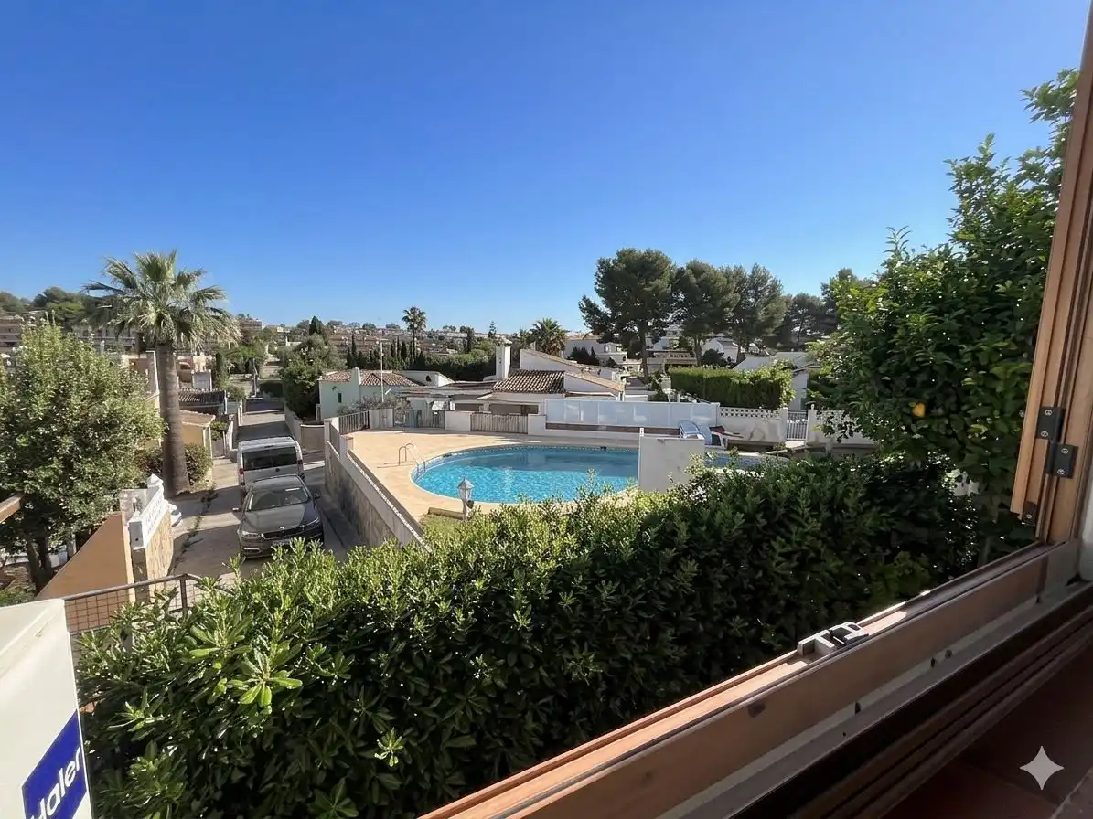 Exterior view of Detached homes for sale in Dénia  with Air Conditioner, Heating and Private garden