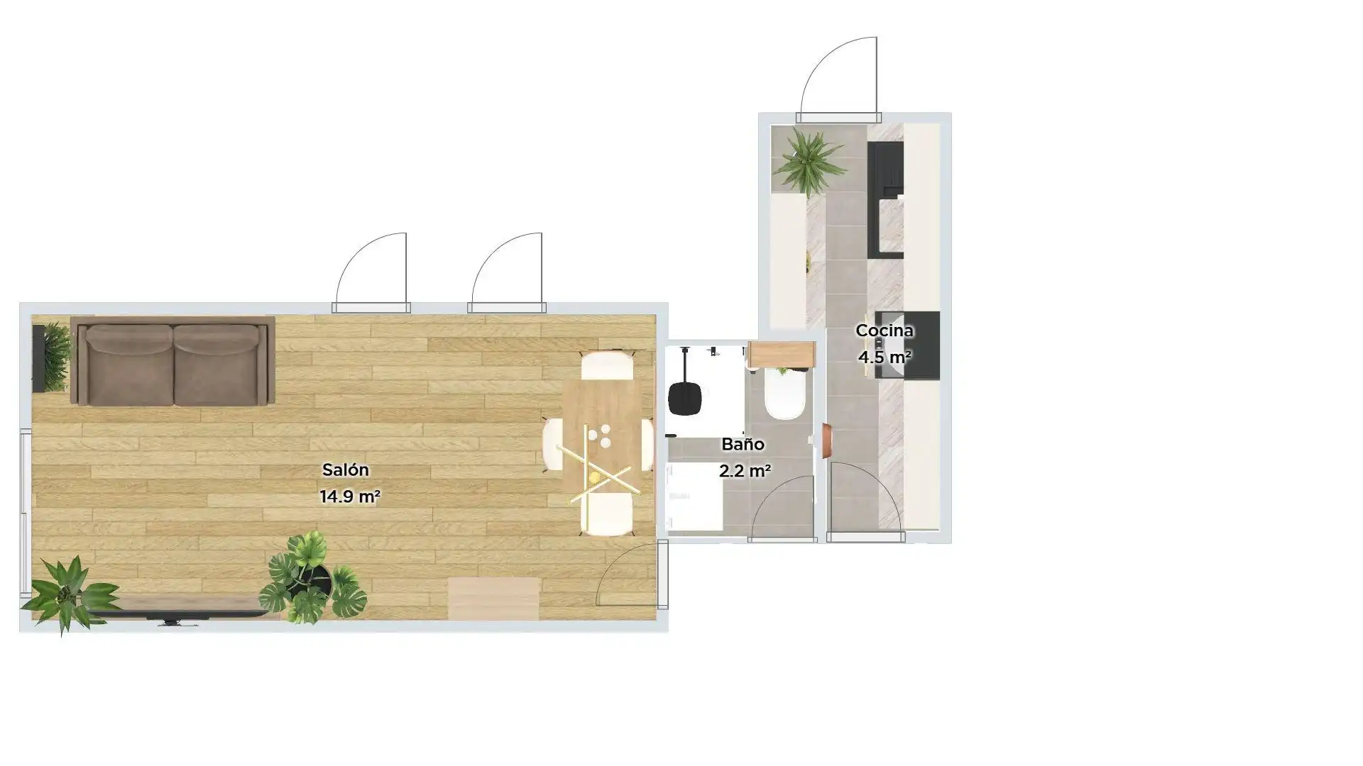Wohnung zum Verkauf in L'Hospitalet de Llobregat mit Parkett