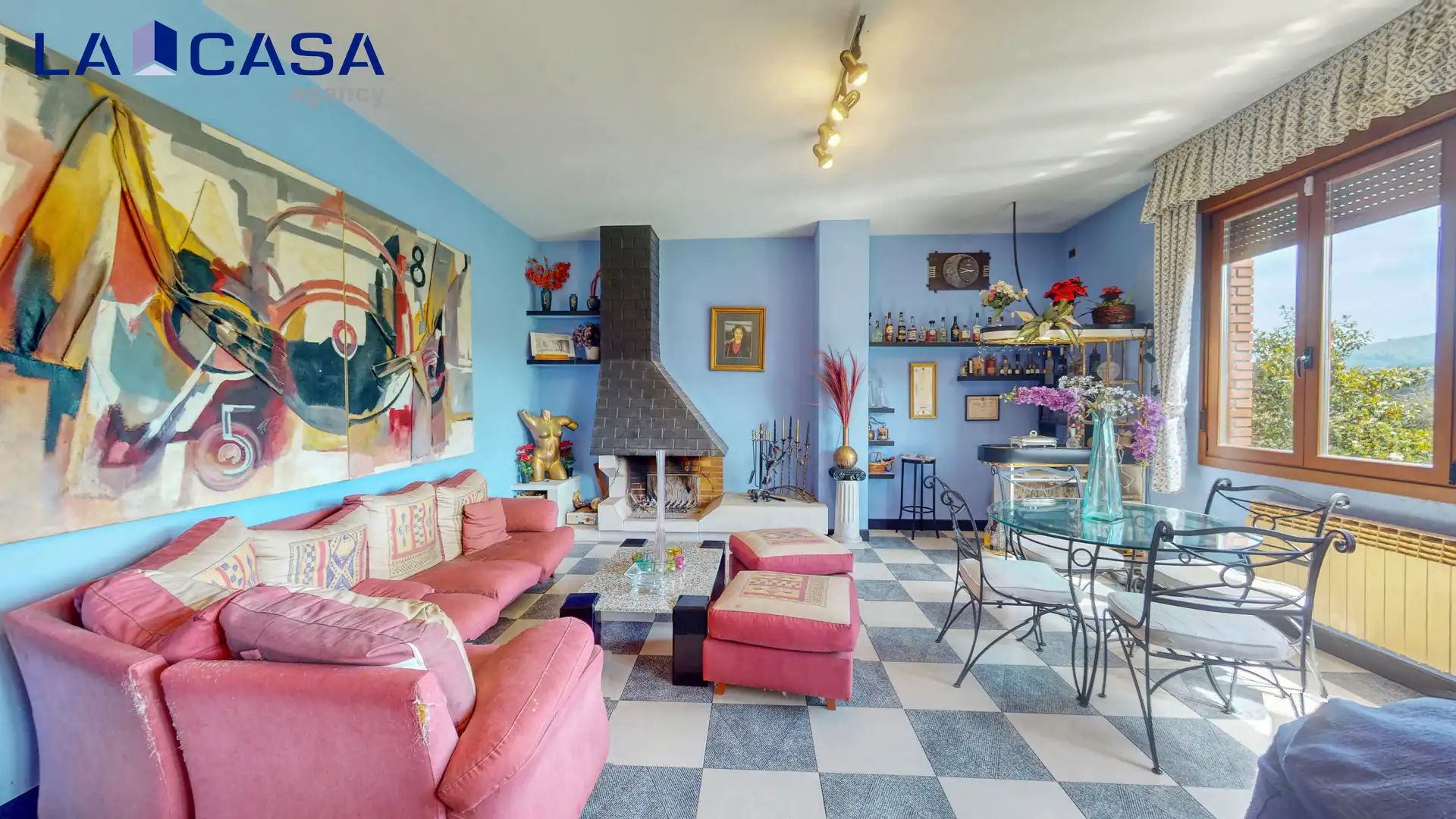 Sala de estar de Casa o chalet en venta en Urkabustaiz