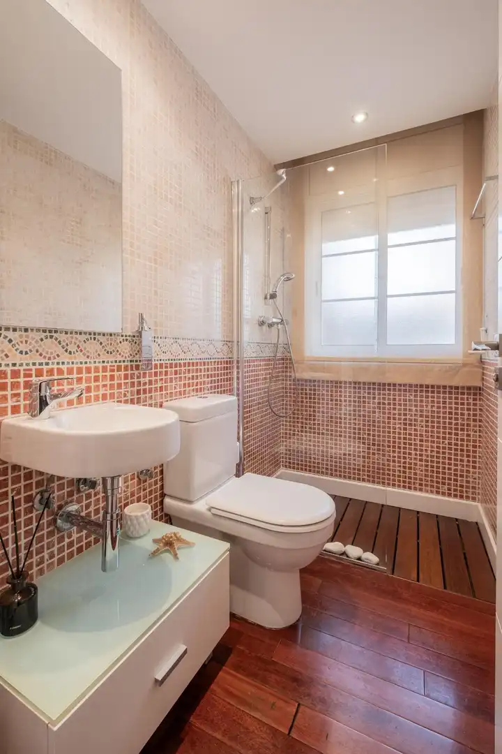 Baño de Casa adosada en venta en Salou con Aire acondicionado, Jardín privado y Parquet